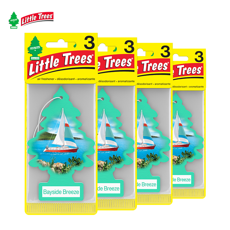 Little Trees美国小树香片车载香片汽车香氛内饰挂件海湾微风12片