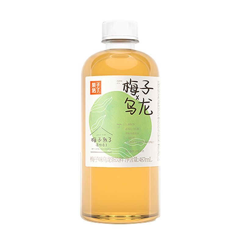 新货果子熟了乌龙茶饮料487ml*12瓶多口味