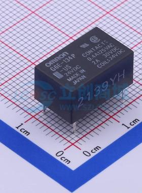 信号继电器 G6E-134P-US DC24 插件,10x16mm 原装 电子元器件配单