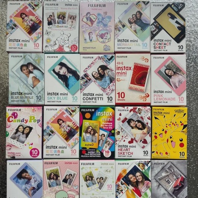 拍立得相纸mini7/8/9/11/12/25/40/90/99/se/evo通用适用FUJIFILW