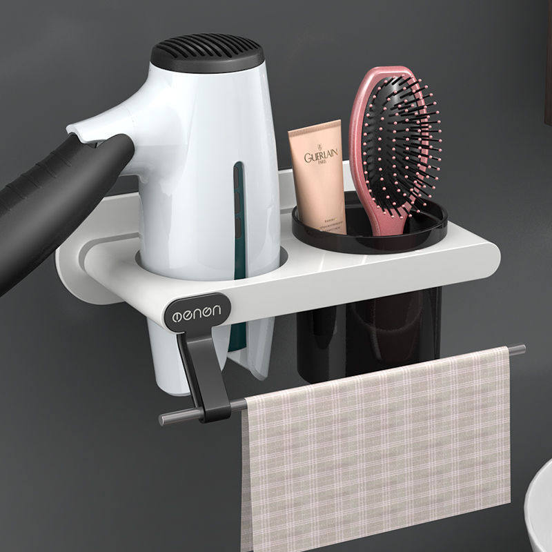 吹风机置物架免打孔卫生间壁挂式电吹风支架浴室风筒收纳架子,家庭/个人清洁工具,浴缸置物架,淘宝优惠券,粉丝福利购,淘宝优惠卷