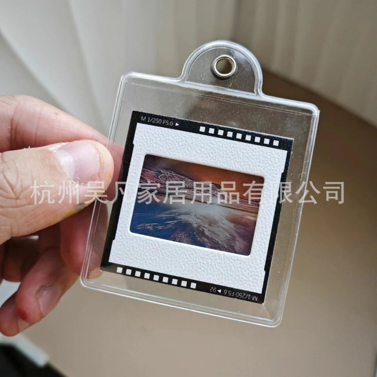 135反转胶片框保护套白环扣透明反转片diy光影照片小卡