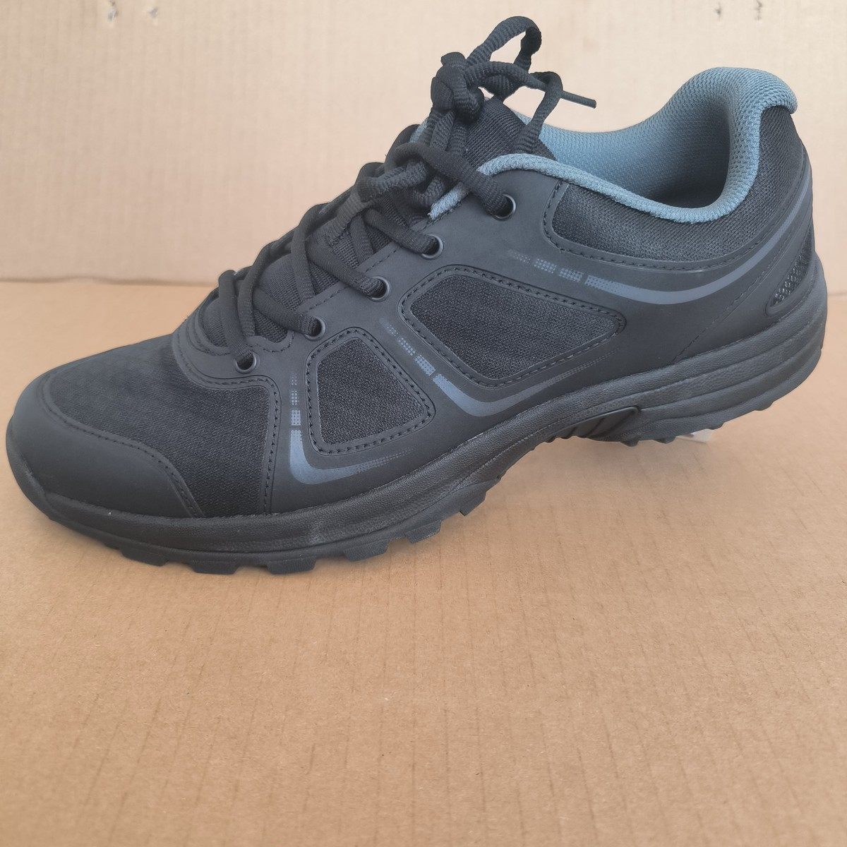 新式体能训练鞋男黑色夏季户外体能跑鞋越野跑步运动鞋耐磨