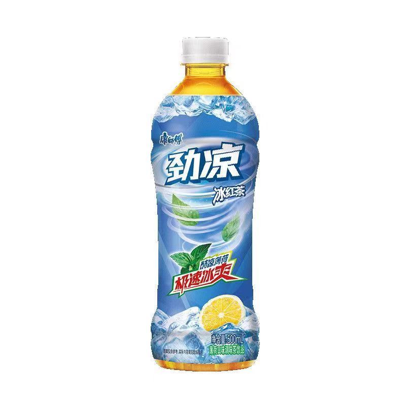 速发康师傅饮料冰红茶系列500ml/9茶冰绿茶乳酸菌混合瓶饮品低价