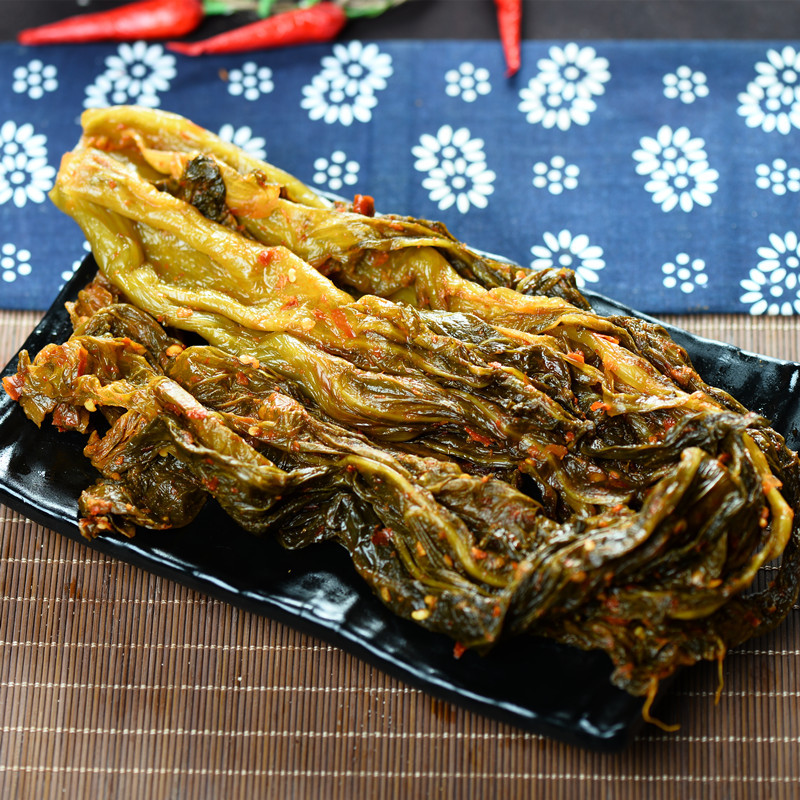 云南特产即食新平酸腌菜1Kg×2袋整颗装老坛酸菜米线调料泡菜下饭