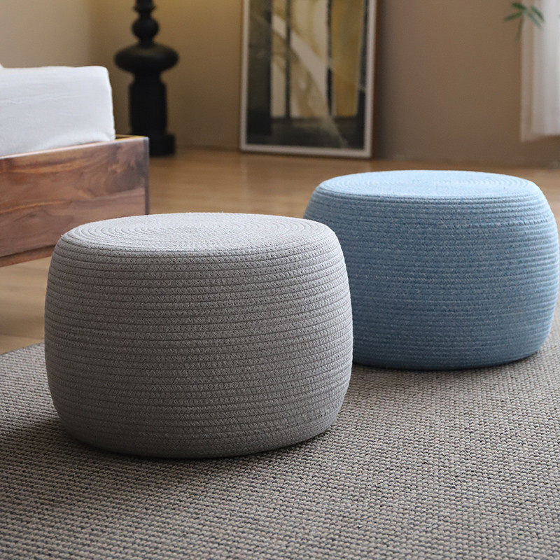 蒲团坐垫榻榻米矮凳坐凳墩子小凳子鼓凳棉线客厅卧室门口换鞋凳,住宅家具,矮凳,淘宝优惠券,粉丝福利购,淘宝优惠卷