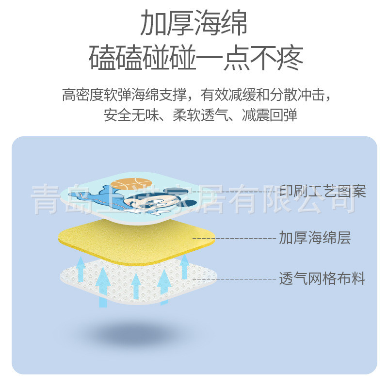 宝宝护膝夏季婴幼儿爬行学步走路膝盖护垫儿童夏天运动防摔护肘3D