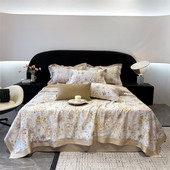 60支田园莱风赛尔镂空印花凉感丝夏凉被空调被床上用品南通家纺