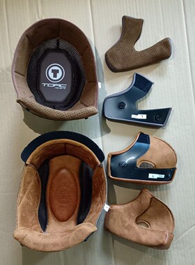 TORC头盔内衬T1/T1Pro原装棕皮内衬护耳一套