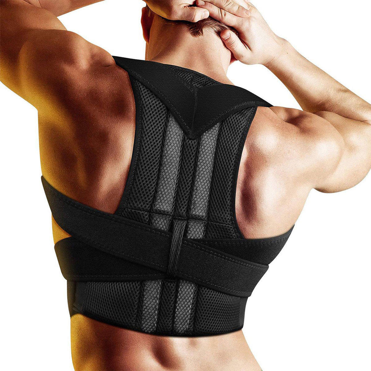 Posture Corrector Belt Shoulder Lumbar Brace 姿势驼背矫正带