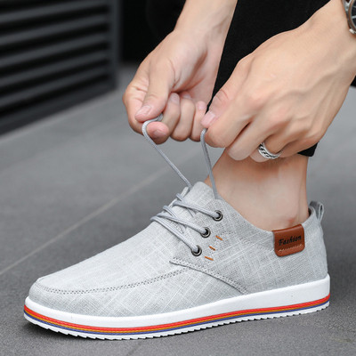 大码45男鞋2025新款夏季透气46夏天38码47防滑37防臭48休闲布鞋男
