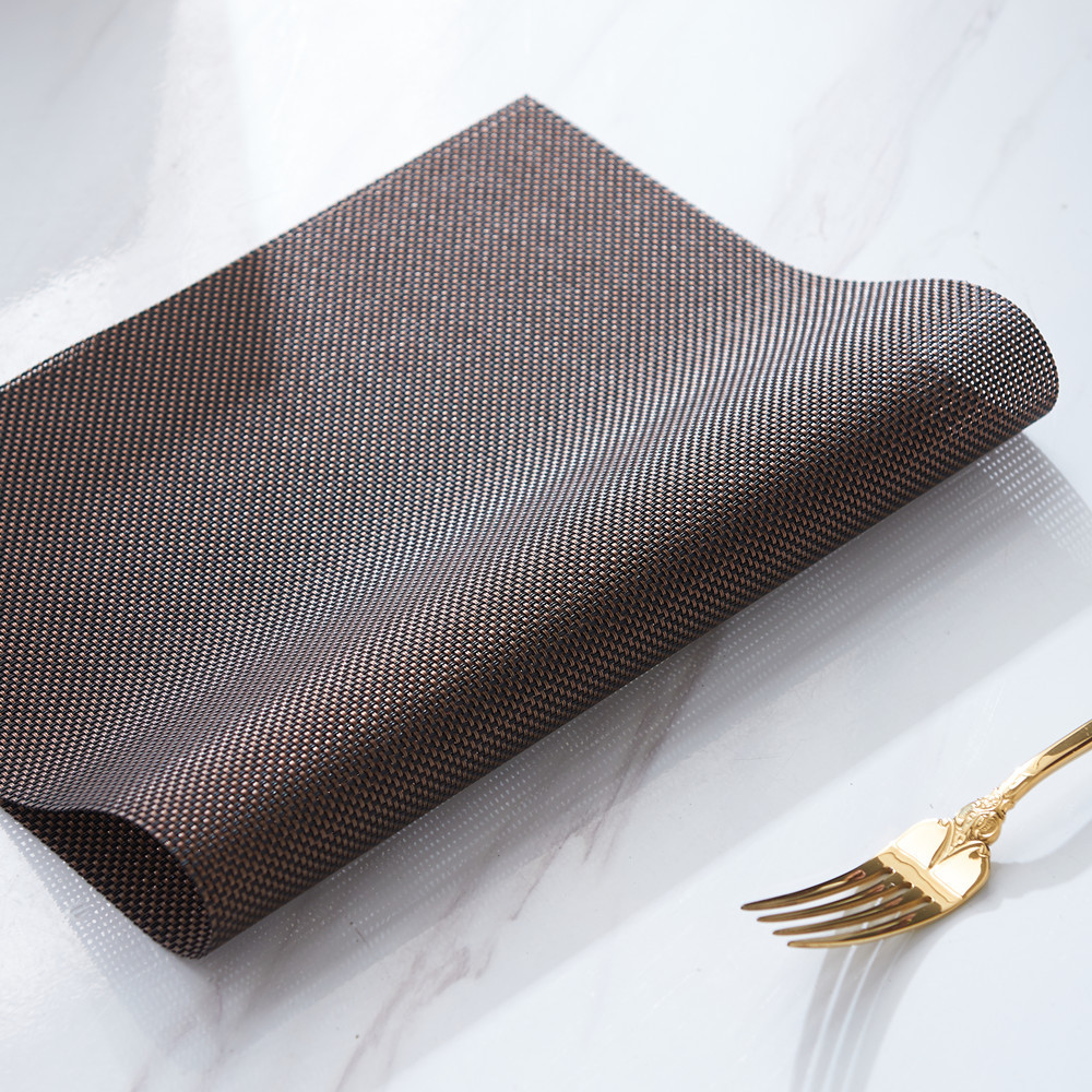 现代简约纯色餐桌垫小块日式加厚隔热餐具餐盘碗垫家用可水洗垫子