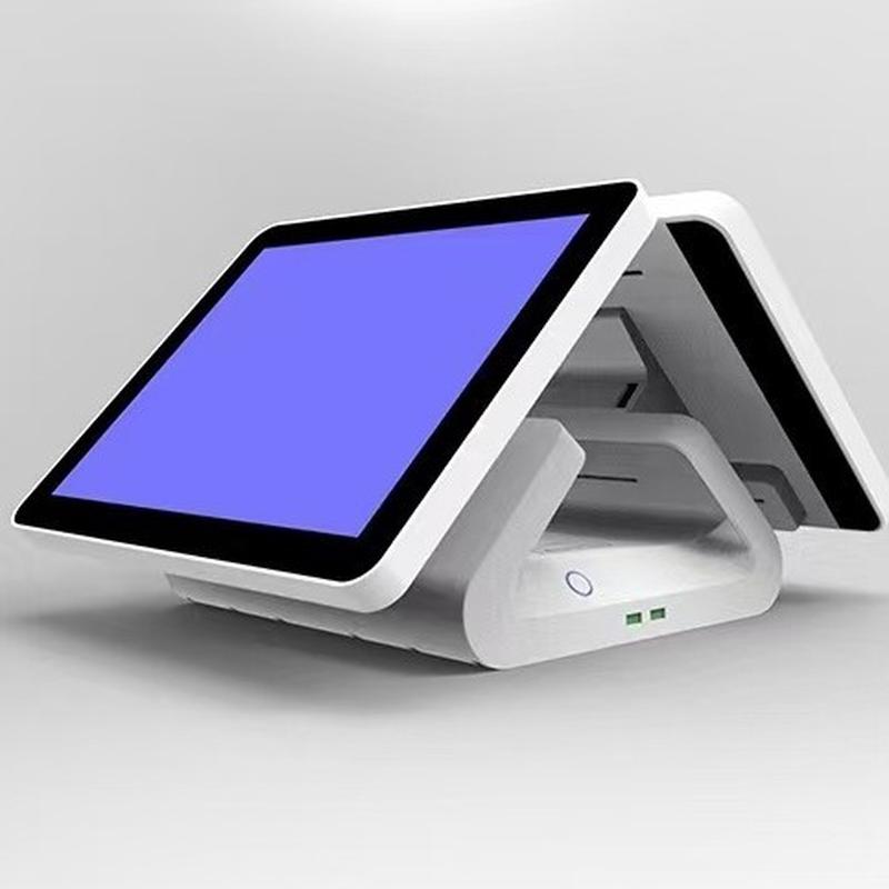 15寸单屏双屏POS收银机收款机点餐机壁挂式触摸屏一体机 餐饮超市