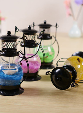 海洋神灯小号摆件，婚庆生日派对用品怀旧马灯金属小神灯