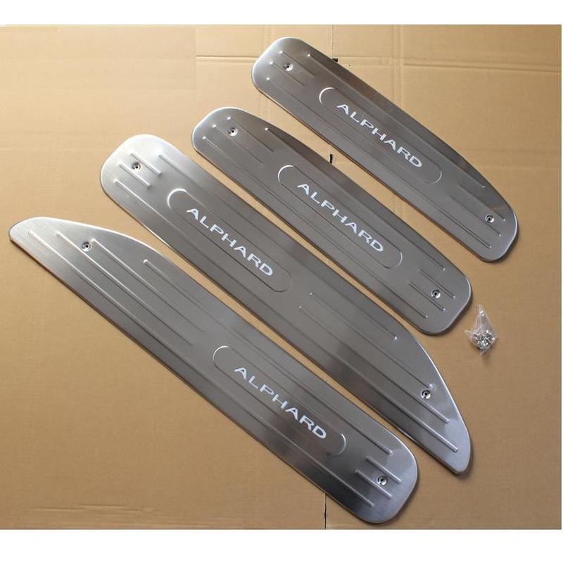 2003-2007 埃尔法 alphard 10系 带灯 门槛条  迎宾踏板