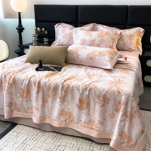 高端100支机赛尔天丝空调被四件套可莱洗夏凉被冰丝丝滑凉感薄被