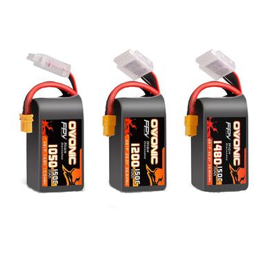 OVONIC欧牌锂电池3S4S6S 11.1V 22.2V 850 1150 1200 1400mAh150C