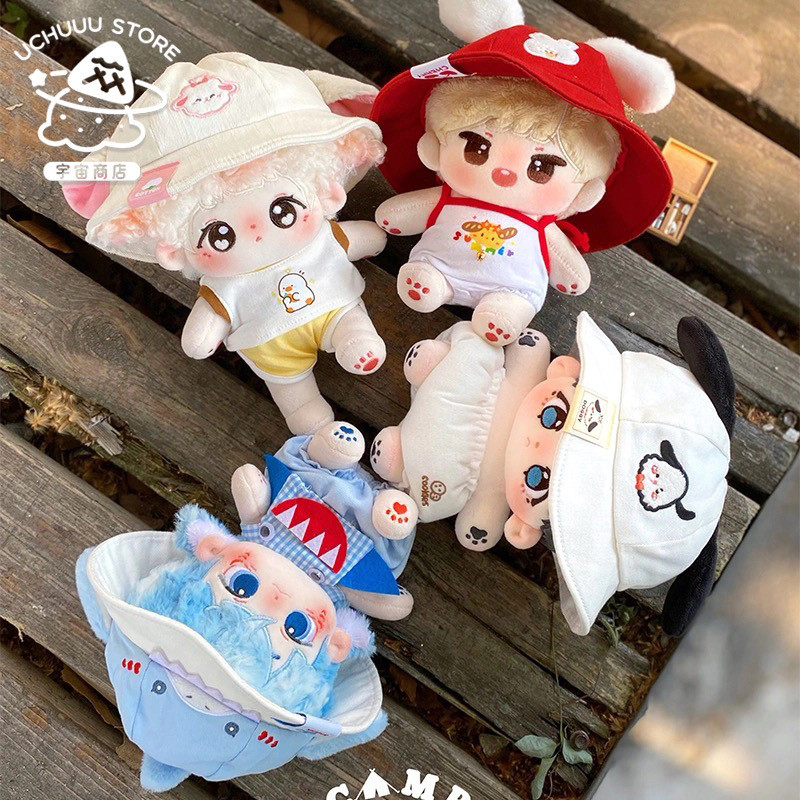 跨境动物幼稚园系列单品帽子20cm棉花娃娃用成人用百搭亲子帽