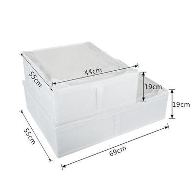 衣柜收纳箱整理牛津布塑料中空板床下柜透气家居收