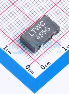 陶瓷滤波器 HCCF2-455.000-LTWCGL SMD-4P,6.5x11.9mm 电子元器件