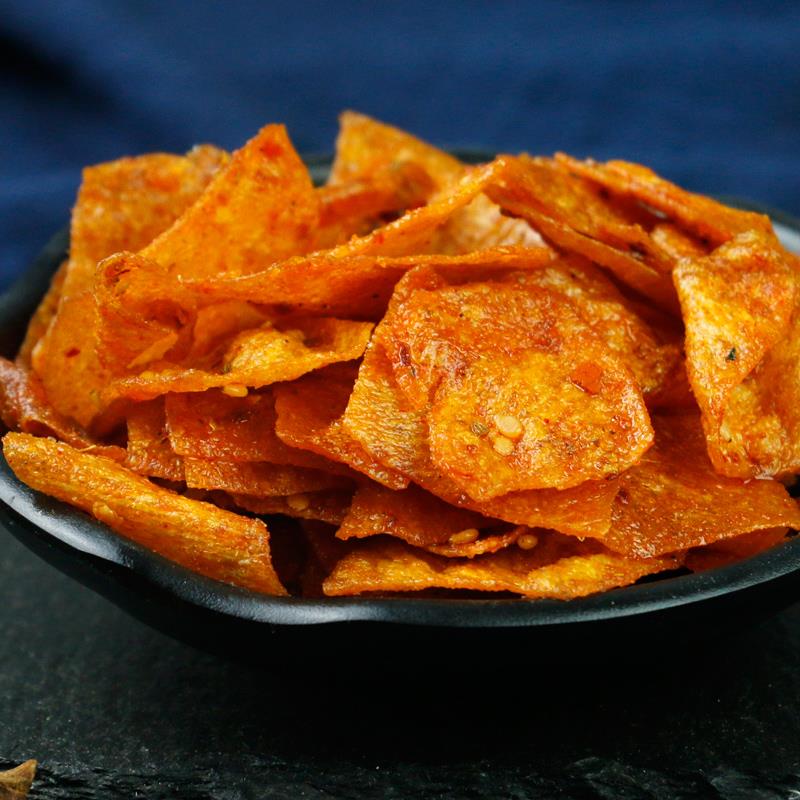 §小川锅大辣片豆皮香辣味1000g散称装小包麻辣味辣条湖南特产零