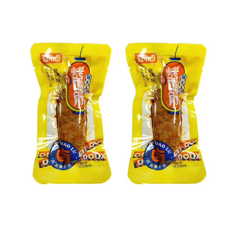 ly烤面筋香辣味烧烤味散装500g麻辣零食品解馋休闲小吃小包