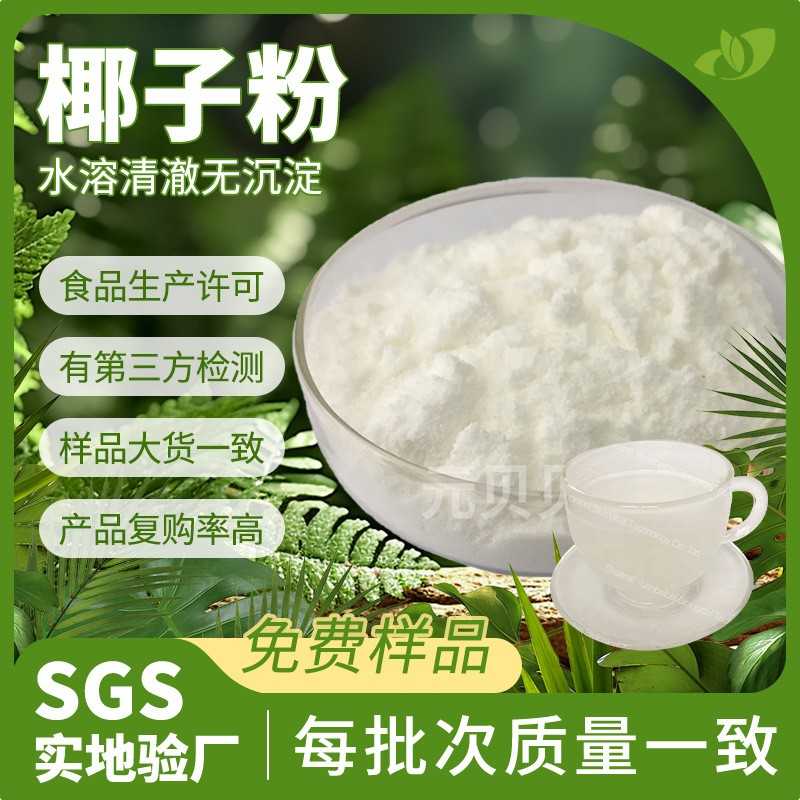 工厂直供椰子粉食品级散装椰子提取物饮料糖果原料椰子果粉