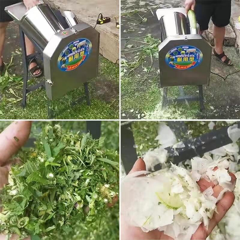 卡梵硕电动切草机碎草机铡草机小型家用牛羊养殖青饲料粉碎机猪草