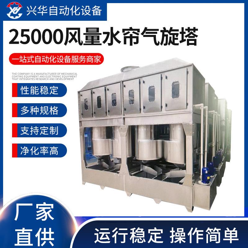 厂家废气处理设备纺织喷漆注塑皮革恶臭环保设备水帘过滤装置