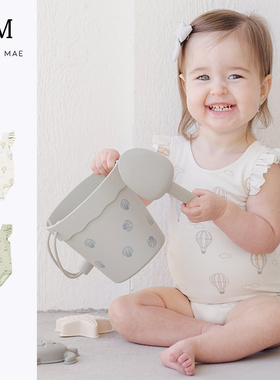 Quincy Mae透气不闷儿童可爱帆船小女孩泳衣热气球女童连体泳衣