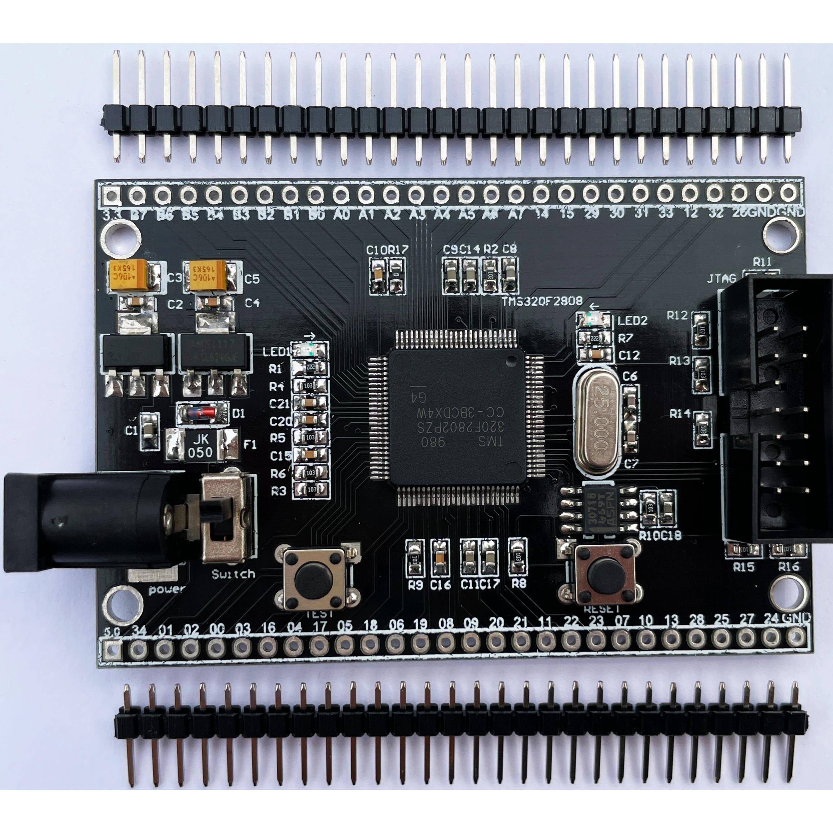 TMS320F2802 F2808 DSP系统板TI开发板C2000 核心板 四层板