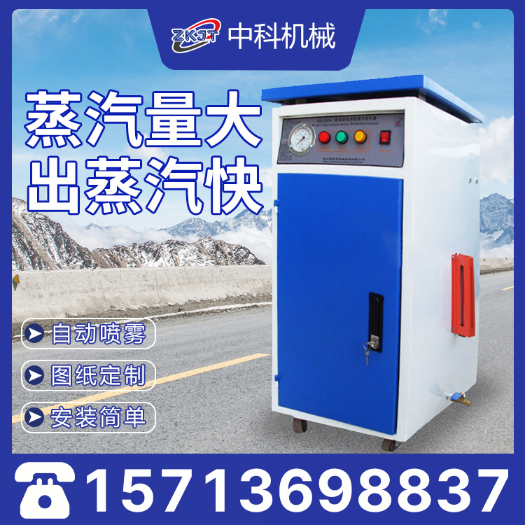 桥梁蒸汽养护器发生器混凝土水泥电加热全自动工业蒸气锅炉养护机