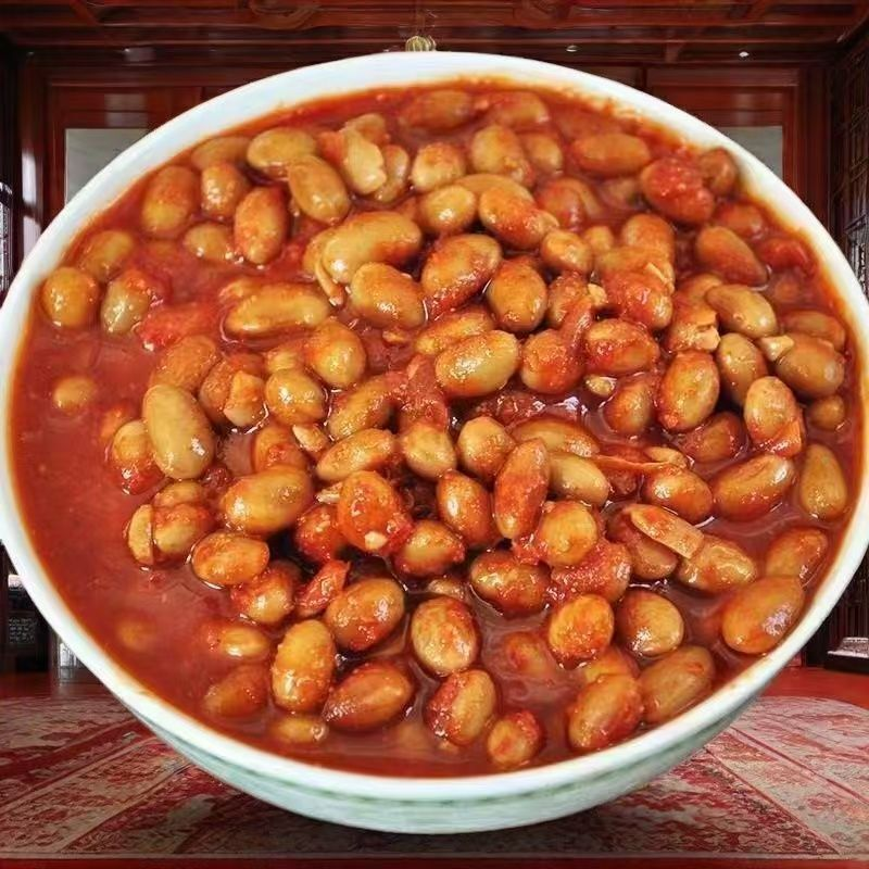 纯手工农家自制新鲜酱豆宿迁泗阳特产香辣豆酱咸菜草捂酱豆沭阳