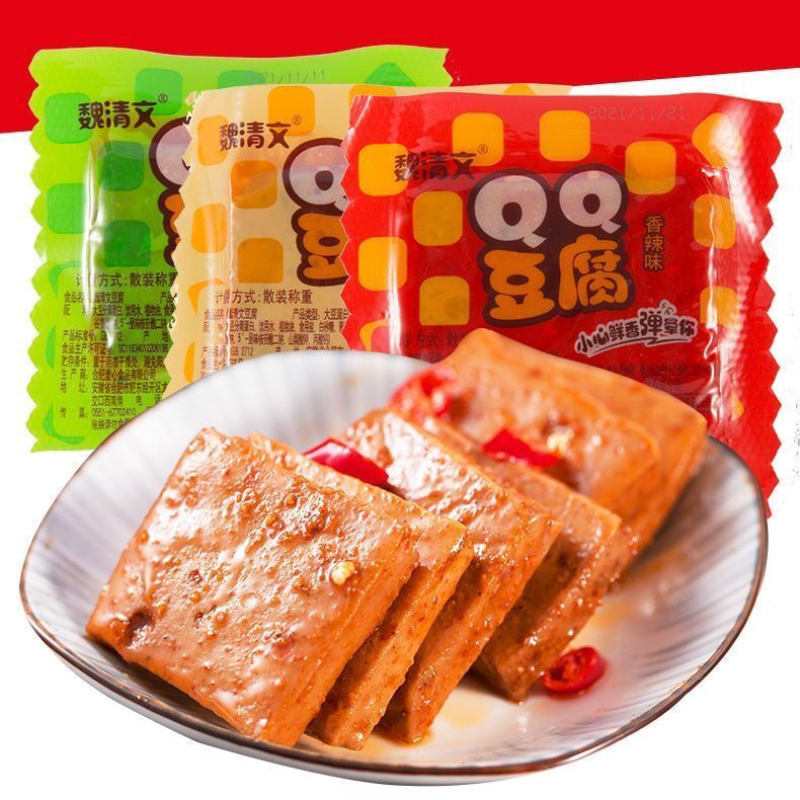 魏清文QQ豆腐豆腐干独立小包装休闲零食 豆干