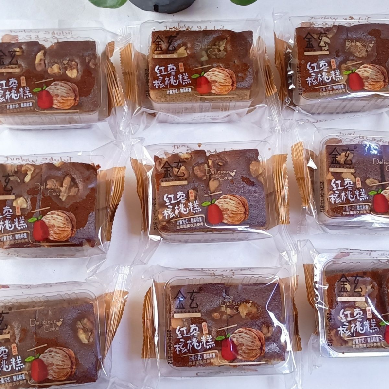 红枣金玄核桃糕枣糕早餐营养传统美味零食老北京枣泥糕袋装整箱