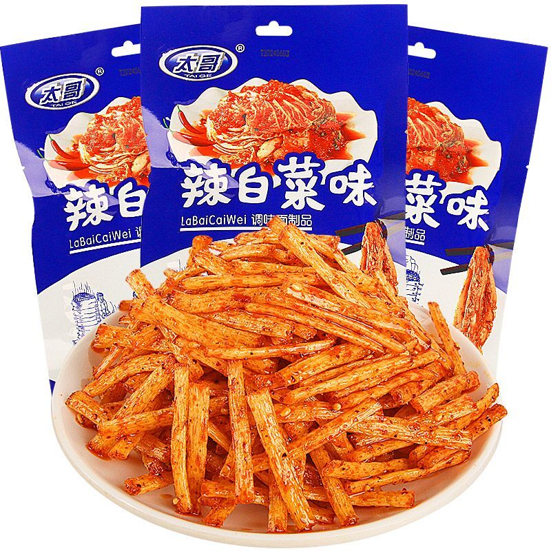 太哥辣白菜味辣条童年儿时经典怀旧麻辣小零食校园五毛钱休闲小吃