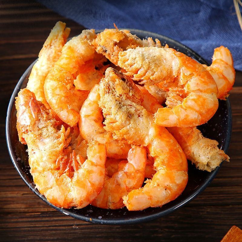 舟山高钙即食脆虾一口脆脆虾干办公室零食解馋营养小吃非油炸袋装