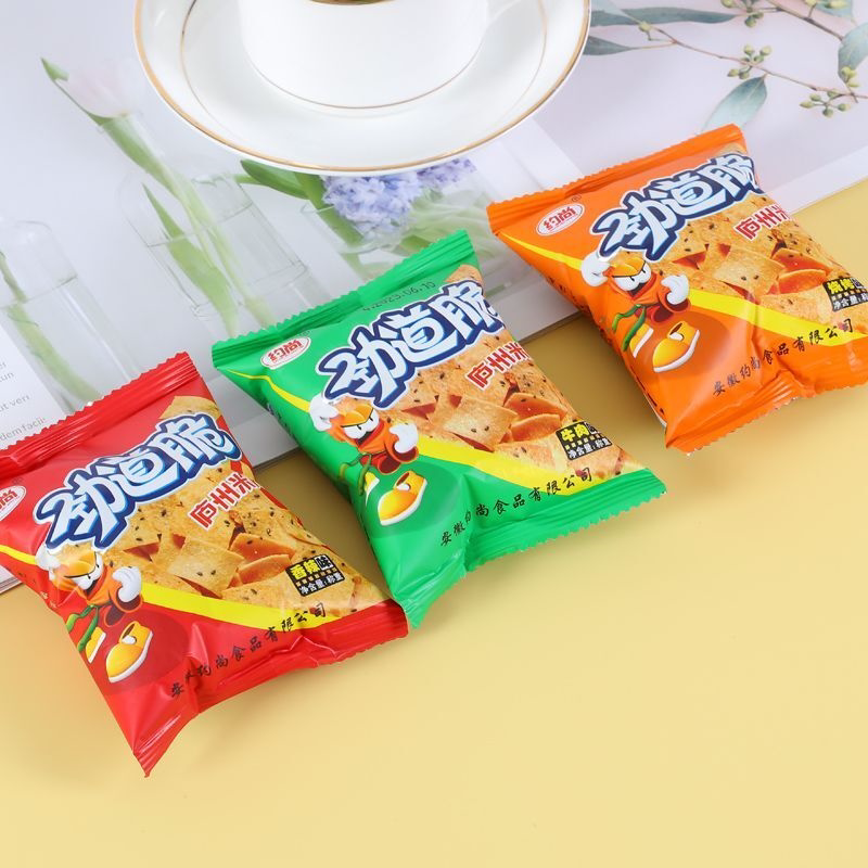 劲道脆米片锅巴韩式米酥香辣烧烤味独立小包装网红休闲零食