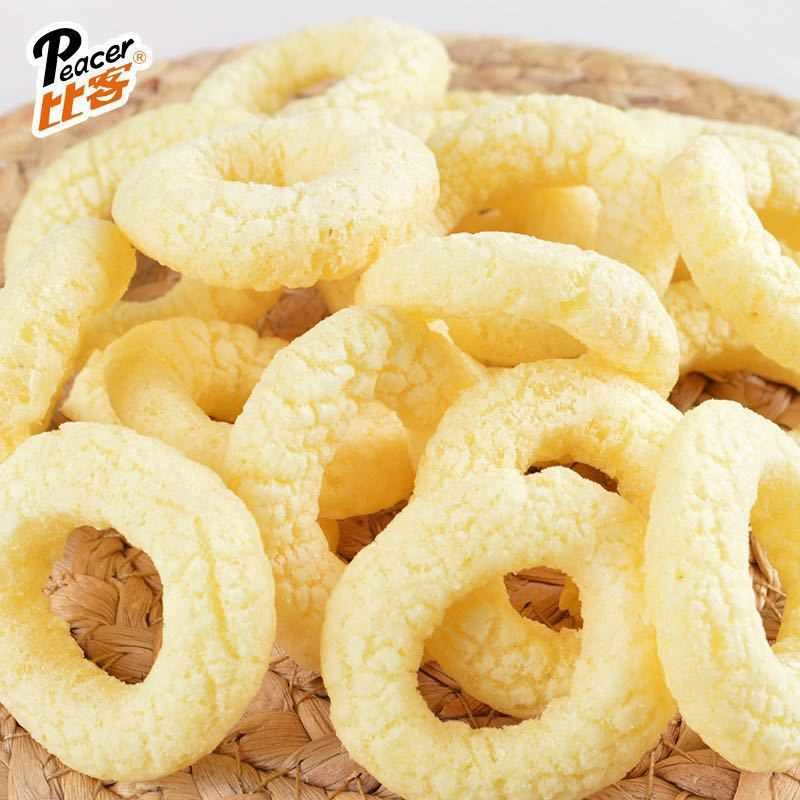 圈膨化食品休闲小吃零食鱿鱼味奶酪味儿童网红吃货怀旧