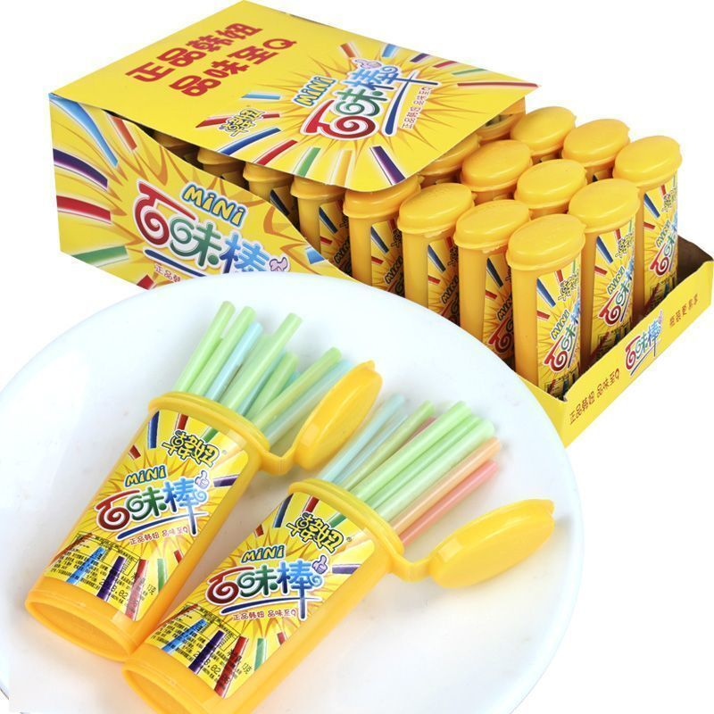 综合水果味CC乐吸管糖韩妞百味棒儿童经典怀旧小零食分享糖果A