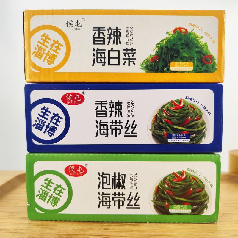 候屯香辣海带丝海白菜30克泡椒下饭小咸菜即食凉菜生在淄博