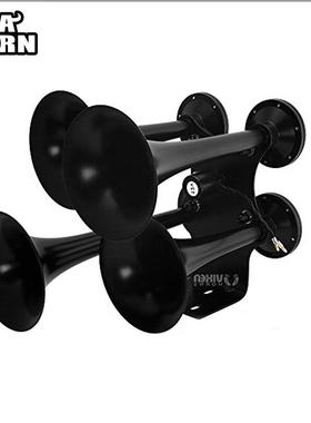 12V24V通用大四管的火车喇叭汽笛大喇叭轮船用四音150DB货车喇叭