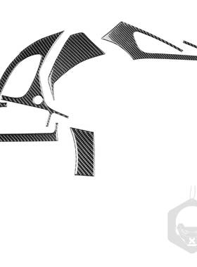 中控风口面板碳钎维贴适用雪佛兰科尔维特C714-19款车内饰改装件