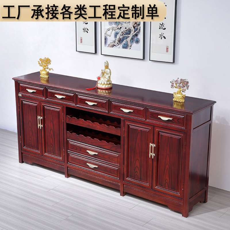 供桌家用实木香案简约现代风格佛台新中式客厅神台农村中堂柜佛桌