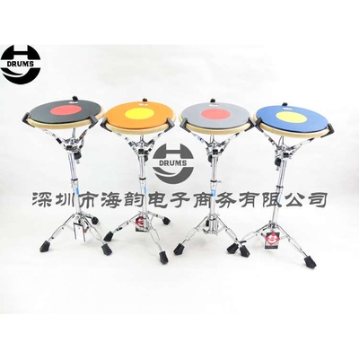 海韵打击乐HY DRUMS哑鼓垫套装12寸双色双弹性仿真哑鼓练习打击板