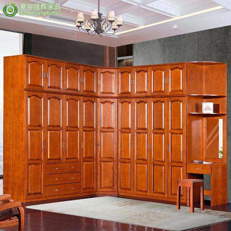 简约香樟木四门明三抽衣柜全实木1米6和1m8带顶柜家用卧室衣橱,农机/农具/农膜,其它农用工具,淘宝优惠券,粉丝福利购,淘宝优惠卷