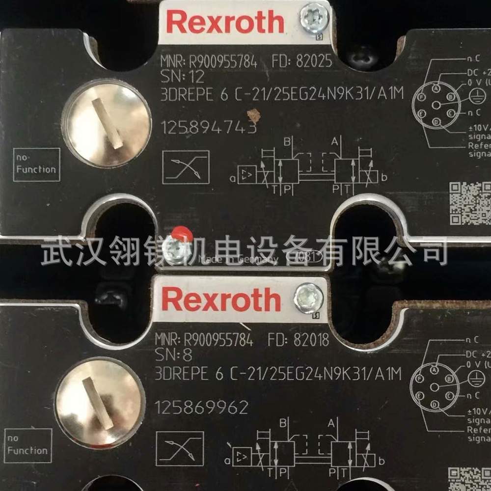 4WE 10 Y5X/EW230N9K4/V；物料号：R901525946，带配套的固定螺丝