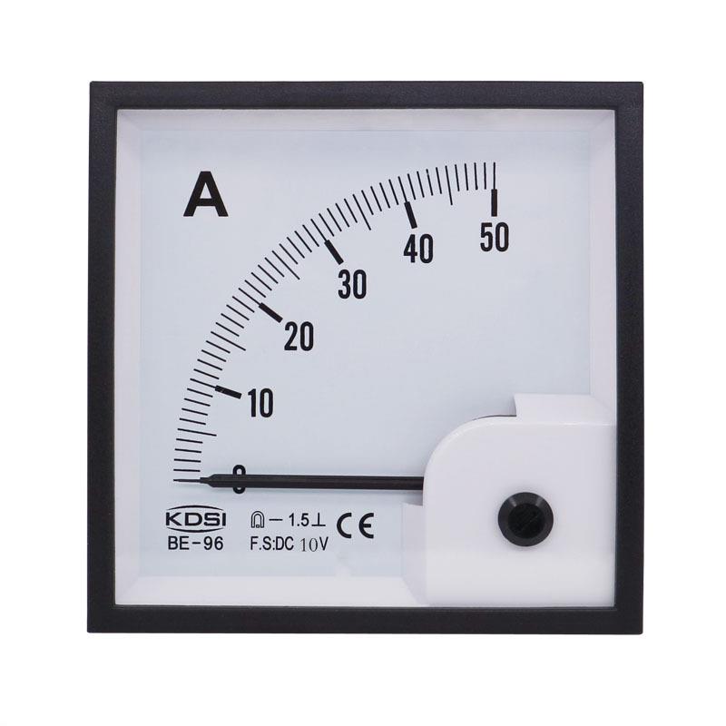 KDSI/康的斯供应方形指针显示电流表BE-96DC10V50A安培表