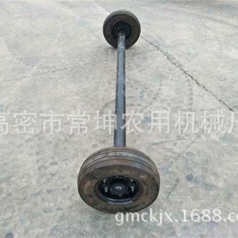 供应  农业拖车转盘   3吨拖车轴   400/8实心胎