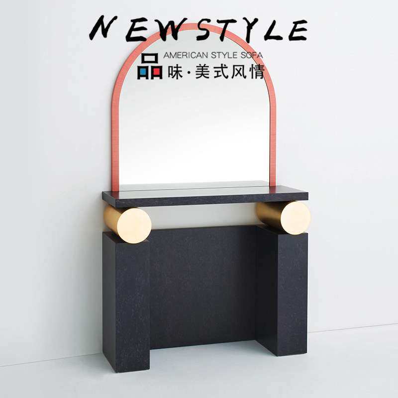 新品网红梳妆台桌现代简约钢琴烤漆卧室化妆台创意个性化妆桌